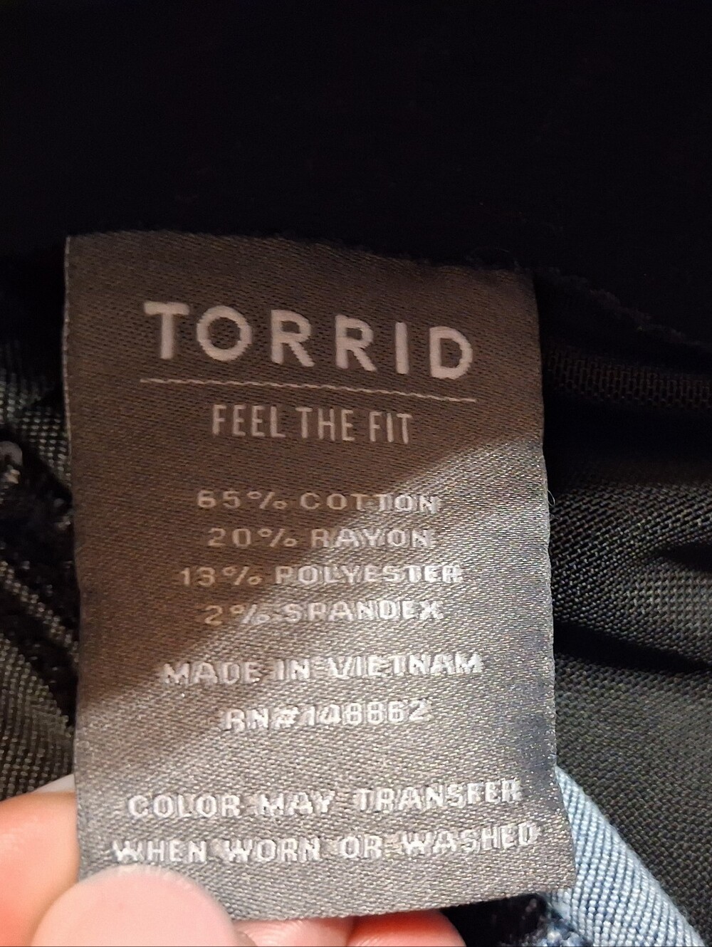 Torrid Dark Blue Bombshell Skinny Jeans Size 12S - Picture 5 of 5